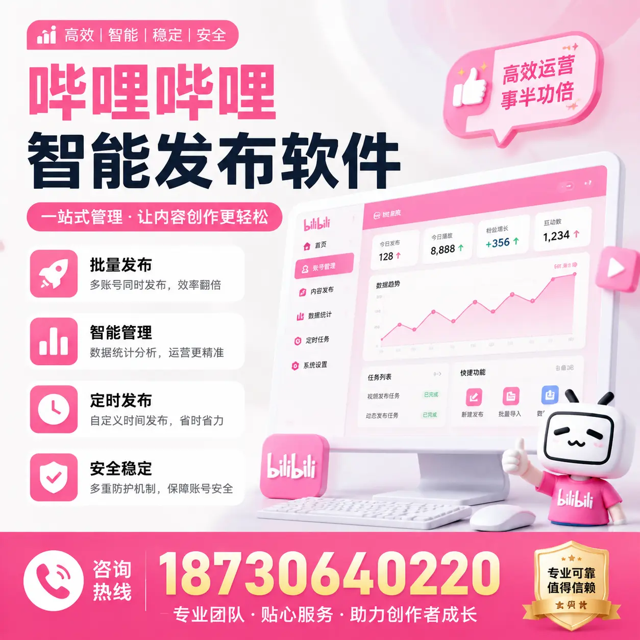 如何评估哔哩哔哩智能发布软件的ROI？上饶 企业必读